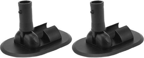 VGEBY 2PCS Inflatable Boat Tent Base, 180 Degree Rotatable Kayak Sun Shade Deck Mount Base for Rowing Boat