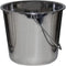 Grip Stainless Steel Bucket (1 Gallon) - Great for Pets, Cleaning, Food Prep - Hang on Fences, Cages, Kennels - Home, Garage, Workshop by GRIP GRAND RAPIDS INDUSTRIAL PRODUCTS
