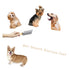 Dog Cat Pet Comb, Double-Sided Grooming Brush with Wooden Handle for Removing Mats, Debris, and Tangles.
