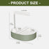 Luyismer Swimming Bathtubs Shower Bird Fountains Pool Toy Bath Water Dispenser for Cage Bird Tub