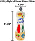 Hybrid/Utility Head Cover, Head Covers for Women & Men (Life's A Beach)