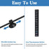 Super Mini Aquarium Heater, 6 Watts Small Fish Tank Flat Heater with Free Thermometer Strip, Submersible Slim Betta