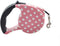 Blovess Yueton 16.5 ft Pet Dog Cat Puppy Retractable Leash in Pink