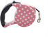 Blovess Yueton 16.5 ft Pet Dog Cat Puppy Retractable Leash in Pink