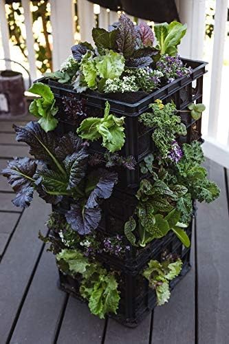 L121212 Smart Pot Milk Crate Liner - 12" x 12" x 12", Black