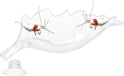 Shrimp Feeding Dish, Leaf Shaped Bowl