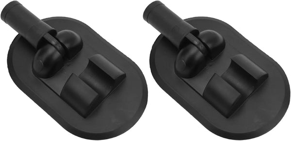 VGEBY 2PCS Inflatable Boat Tent Base, 180 Degree Rotatable Kayak Sun Shade Deck Mount Base for Rowing Boat