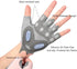 OVOY Women Fingerless Workout Gloves, Non-Slip Breathable Gym-Sports-Gloves for Training, Weightlifting & Exercise
