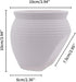 White Cute Ceramic Shrimp Shelter Betta Fish Tank Decor Jar Ornaments Aquarium Hideout Caves Landscape Decorations for Small Fish to Breed Hide (Large)