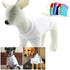 Lovelonglong Pet Clothing Dog Costumes Blank T-Shirt Tee Shirts for Dachshund Dogs, Corgi 100% Cotton White D-M