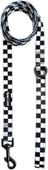 Jack & Bully Dog Leash - Heavy Duty Nylon with Padded Neoprene Handle, Durable Checkered 360° Swivel Clasp