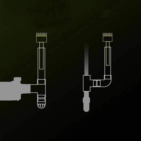 Aquatic Lily Pipe Accessories, Surface Skimmer Water Oil Clean Tool for Aquarium Planted Tank Filter