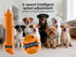 6 Trimmer PAPIFEED Speed Pet Nail Grinder with Dual LED Lights, Rechargeable Dog Nail with Dust Proof Cover, Type-C