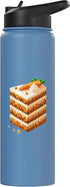 Carrot Cake Passion Cake Dessert Baking Designs 8 Carrot Cake Bit Stainless Steel Insulated Water Bottle
