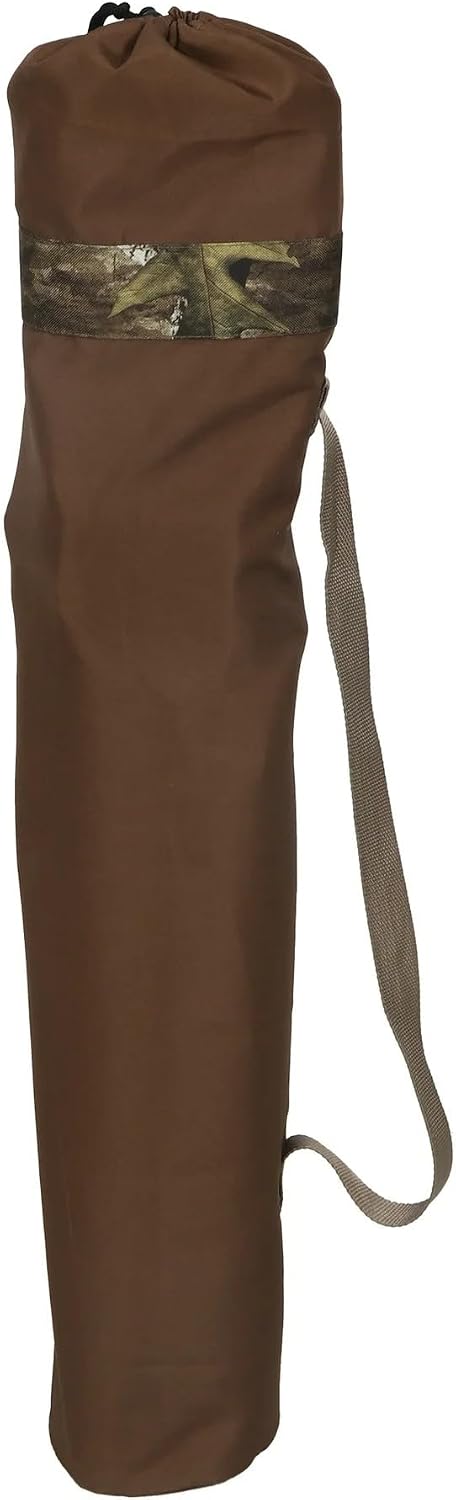 CLMSTE Soft Arm Camo Quad Camp Chair with Cupholder, Adult