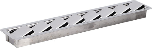 8 Acouto Boat Louver Vent,Marine Vent Grille Oblong Stainless Steel Slots Grid Cover Boat Shutters Blind Louvre