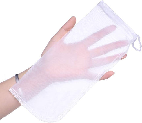 ALEGI Reusable 180 Micron Media Filter Bag, Extra Fine Drawstring Mesh Filter Bags (10"*3.9", 6 Pack)