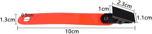 Hunting Accessories Reflective Trail Markers with Clips for Night-n-Day (Pack of 12), Orange