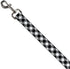 Buckle-Down Dog Leash Diagonal Buffalo Plaid Black White Available In Different Lengths And Widths For Small Medium Large Dogs and Cats, 6 Feet Long - 1" Wide