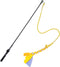 Dewonch Flirt Pole Dog Toys for Training & Exercise, Durable Teaser Stick with Fleece Rope Lure