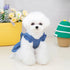 Dog Dress: Puppy Luxury Skirt, Princess Dresses for Small Dog Girls, Wedding Evening Tutu Denim Skirt, Navy Blue XL