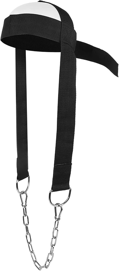 Heads Neck Trainer - Harness Belt for Neck Exerciser, Shoulders Load Strength Training with Adjustable Strap