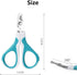Upgraded 2 Pcs Pet Nail Clippers and Trimmer, Professional Nail Clippers for Cats, Small Dogs, and Any Small Pets