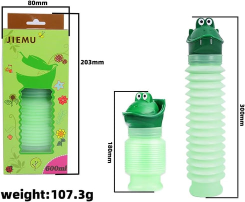 Urinals,600ML 2PCS,Portable Adjustable Portable Collapsible Pee Bottles Unisex Emergency Toilets for Men and Women