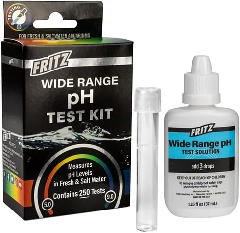 Fritz Liquid Test Kit for Wide Range pH Levels