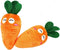 1Pc Soft Dog Toys, Cute Carrot Plush Chew Toy with Squeaker Sound for Puppies and Cats