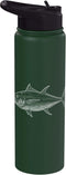 Angler Fishing Tuna Fish Tuna Fishing Tuna Illustration Stainless Steel Insulated Water Bottle
