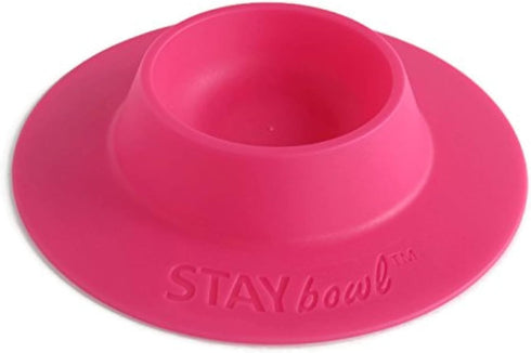 Tip-Proof Ergonomic Pet Bowl, 1/4-Cup Small Size for Guinea Pig and Other Small Pets, Fuchsia (Pink)