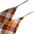 Fall Dog Bandana, Autumn Thanksgiving Plaid Reversible Triangle Bibs for Pets