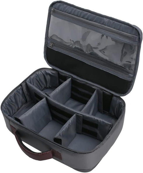 Kylebooker Fishing Reel Gear Bag, Portable Tackle Organizer Storage Case for Spinning Baitcasting Fly Reels