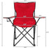 230lbs Portable Folding Camp Chair, Lightweight Outdoor Lawn Chair Durable, Small Foldable Chair Easy Open and Fold
