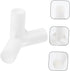Toddmomy 20pcs Tent Joint Tent Pole Connector Tent Supply Fittings Adapter Three-Way Connector Tent Pole Fitting Joints Outdoor Pole Adapter Pipeline Child White Plastic Bracket