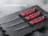 Sidomma Set 5"-6"-7" G4116 Fillet Knife and Bait Knife Performance German Flex Razor Sharp Stainless-Steel Blade