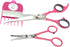 SCAREDY CUT NO Buzz Dog Clippers, Tiny Trim Safety Scissor, Silent Low Noise Grooming Clipper, Right Handed Pink