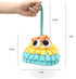 HEAT PAWS Pinecone Pet Snuffle Toy with BB Squeaker & Crinkle Paper | Interactive Hide and Seek Food Puzzle Toy |