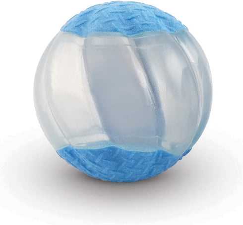 ZEUS Duo Balls with Glow in The Dark & Squeaker, Interactive Dog Toys, Large (96290)