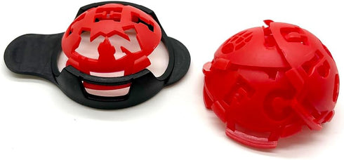 Red Color 6 in 1 Golf Ball Liner Line Marker Template Drawing Mark Alignment Tool(Red)