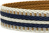 Blueberry Pet 3M Reflective Nylon Dog Leash with Soft Handle, Multi-Colored Stripe, Olive & Blue-Gray, Small