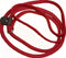 Lone Wolf Slip Lead with Leash and Collar for Pets, 1/4 by 6-Feet, Red