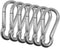 Heavy Duty Bushcraft Stainless Steel Carabiner Spring Snap Clip Link Hooks, 200-500lb Load, 2-12 Packs