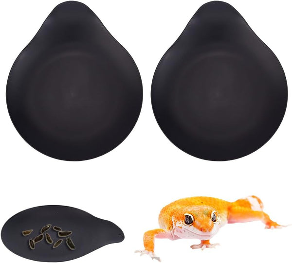 10Pcs Leopard Gecko Potty Pad Plastic Potty Latrine/Plate Reptile Lizard Gecko Latrine