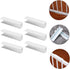 12 Pcs Safety Door Reinforcement Tools, Baby Gate and Stair Reinforcement Parts for Kids, White PVC Fence