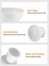 Elevated Cat Food and Water Bowls Set - Extra Wide Raised Ceramic Feeder for Kittens and Small Dogs (White)