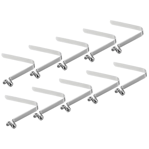 PATIKIL Kayak Paddle Snaps, 10.5x7.5mm, 10 Pack Steel V Shaped Single Pin Clips for Camping