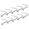 PATIKIL Kayak Paddle Snaps, 10.5x7.5mm, 10 Pack Steel V Shaped Single Pin Clips for Camping