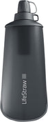LifeStraw Peak Series Water Filter - 1L Dark Mountain Gray, Protects Against Bacteria and Parasites